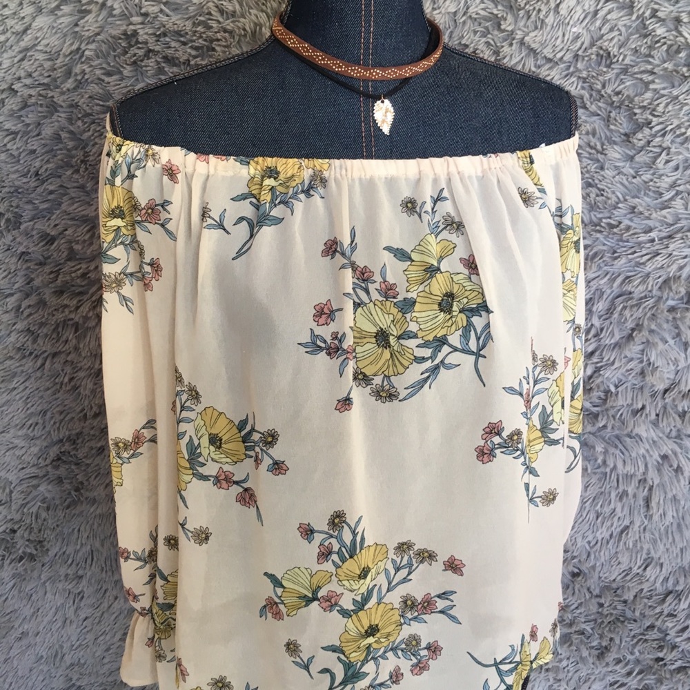 Off the shoulder blouse